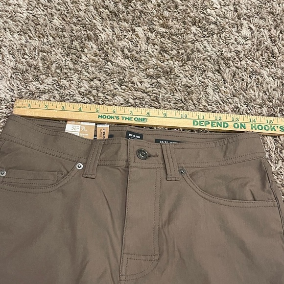 Prana Brion II NWT stretch color mud straight leg pants - Picture 8 of 14